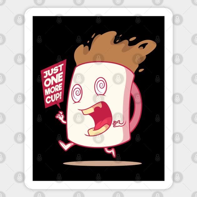 More Coffee Sticker by quietriot